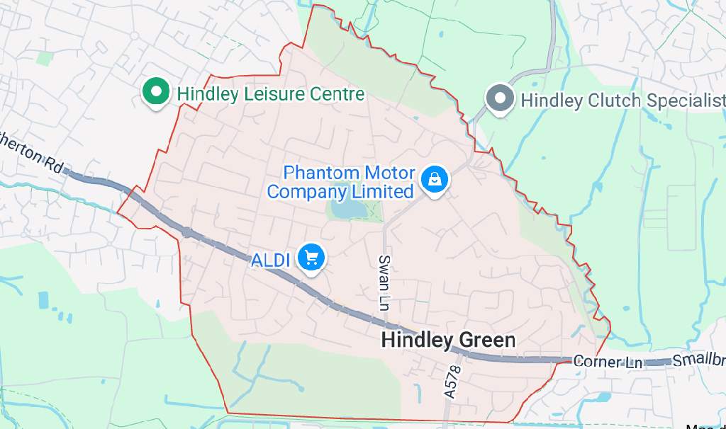 Map-of-Hindley Green